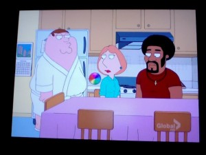 Swirly ball of death on Family Guy
